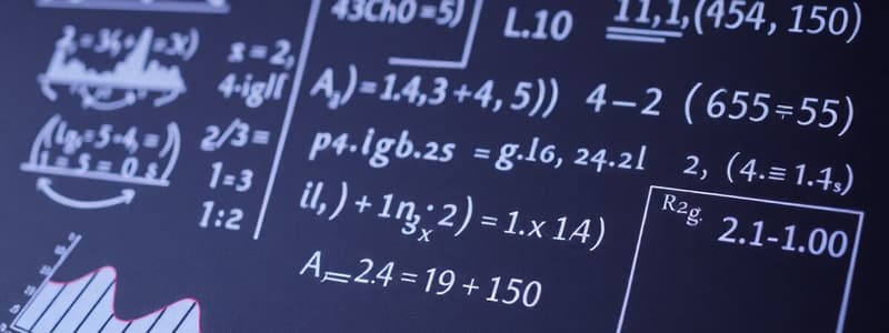 Statistics and Algebra Overview