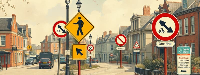 Driving Regulations and Sign Meanings