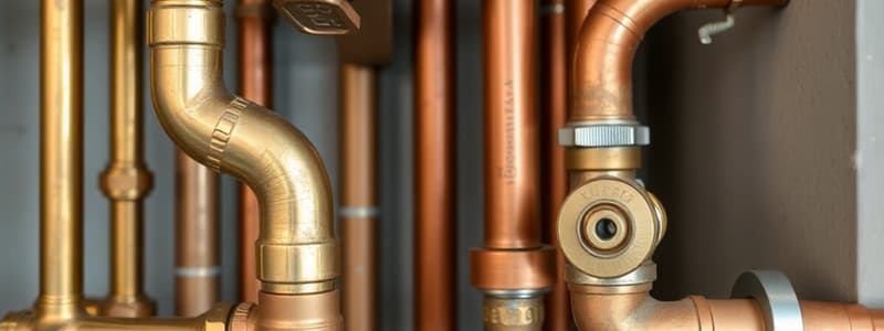 Plumbing Materials: Brass vs Copper Pipes