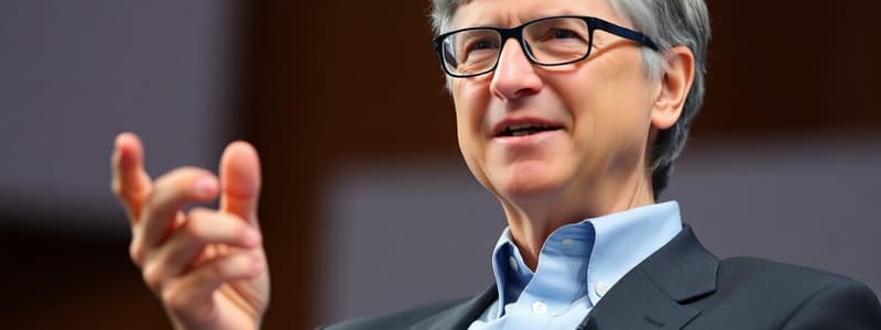 Bill Gates' Leadership Style and Impact