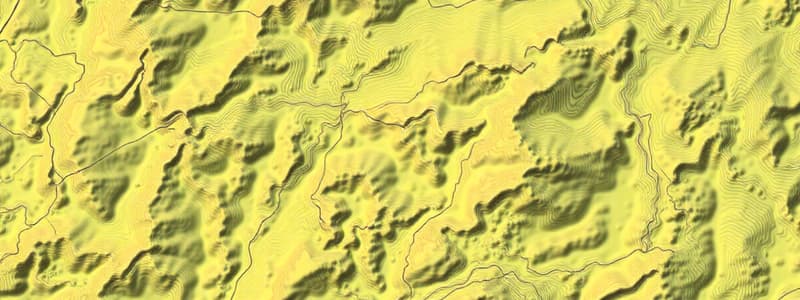 Topography and Land Use Quiz