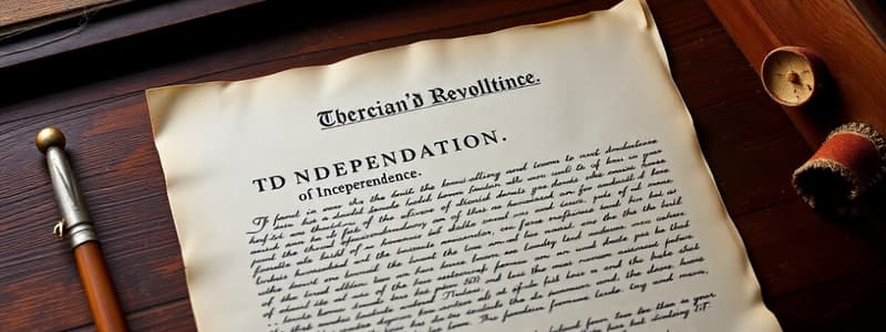 Declaration of Independence