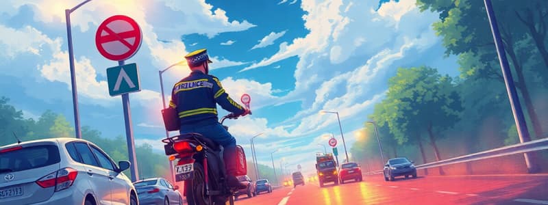 Police Traffic Direction Quiz