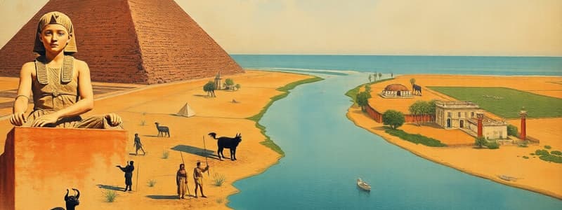 Altes Ägypten und der Nil