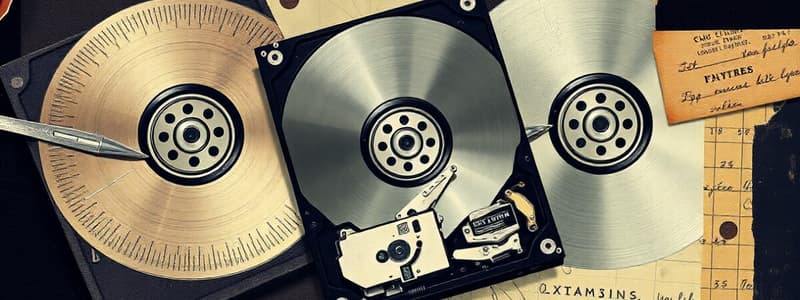 Computer Science: Hard Disk Drives Quiz