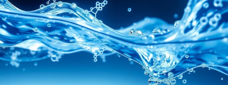 Struttura dell'acqua e legami idrogeno