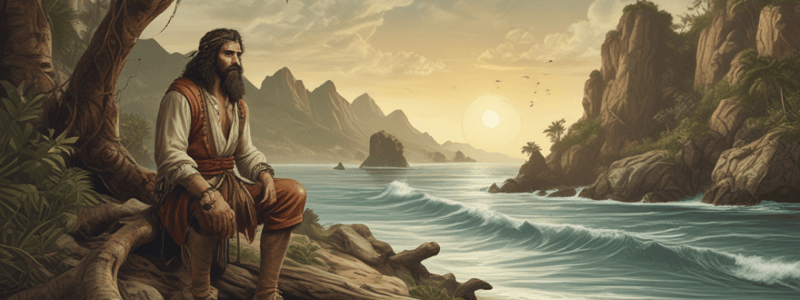 Robinson Crusoe Novel Comprehension