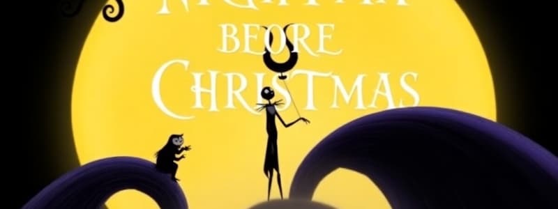 Musical and Character Elements in The Nightmare Before Christmas