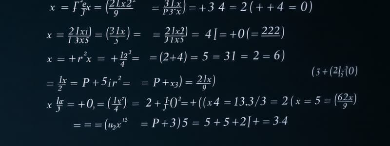 Defining Linear Equations