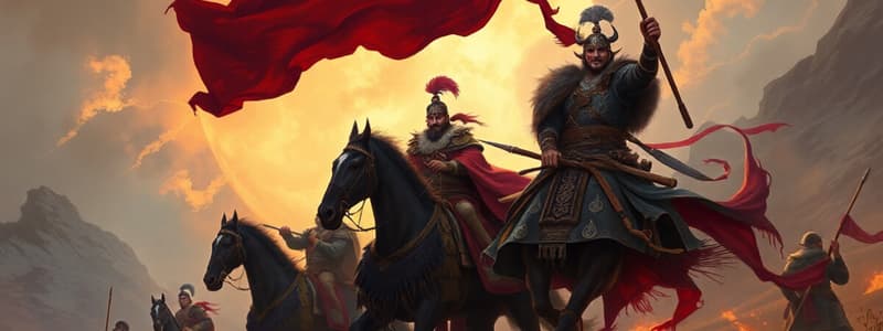 Mongol Empire Rise and Expansion Quiz