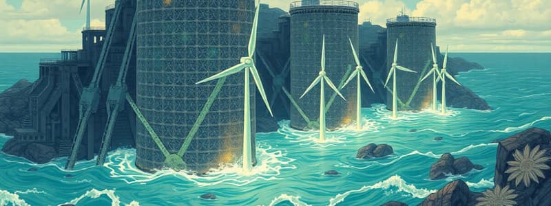 Tidal Energy Systems Overview Quiz