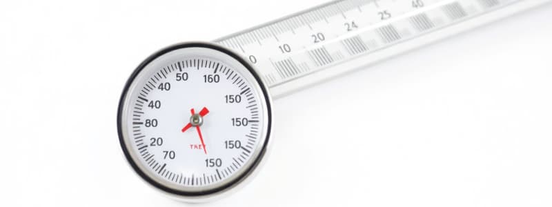 Temperature Measurement Instruments