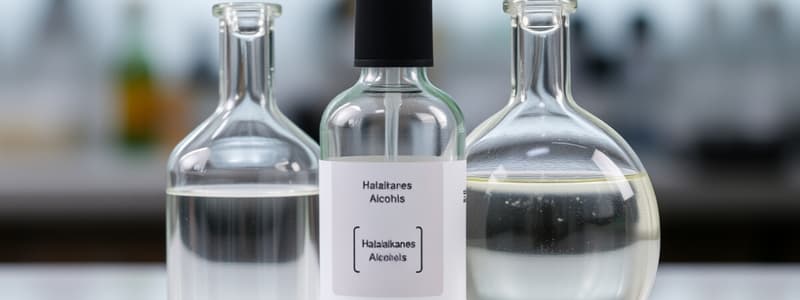 Organic Chemistry: Haloalkanes and Alcohols