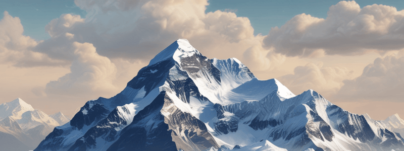 Mount Everest: Geography and Expeditions