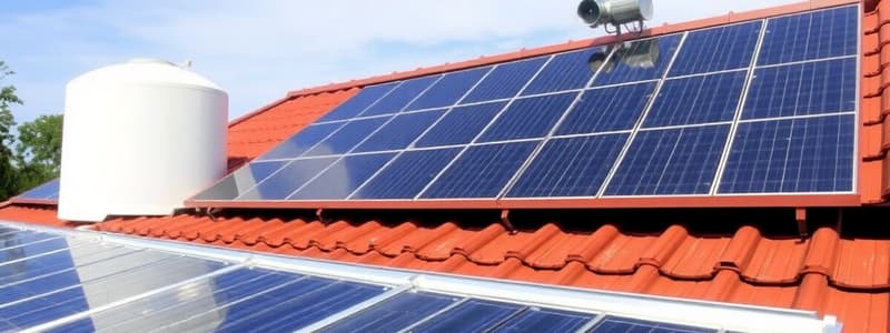 Solar Thermal and PV Systems