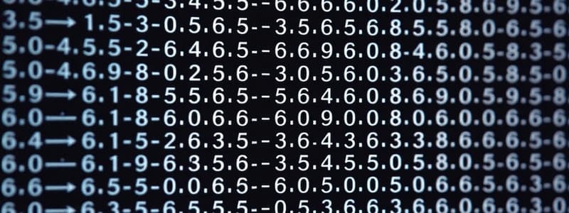 Matrices: Types and Operations