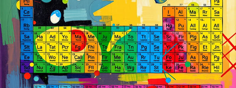 Periodic Table Flashcards