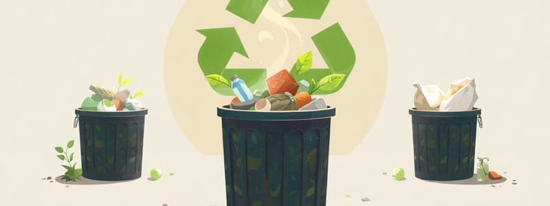 Waste Management and Recycling Quiz