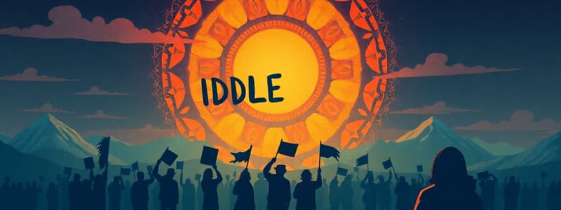 Idle No More Movement Overview