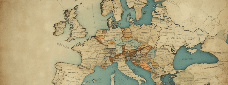 Canvis territorials a Europa després de la Primera Guerra Mundial