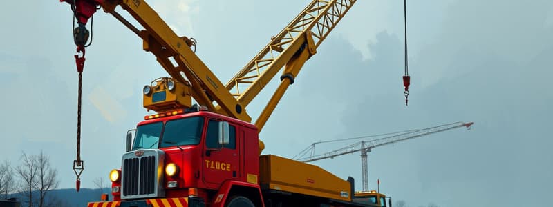 Truck Mounted Cranes Overview