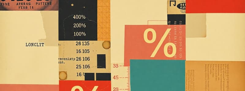 Compound and Repeated Percentages Quiz