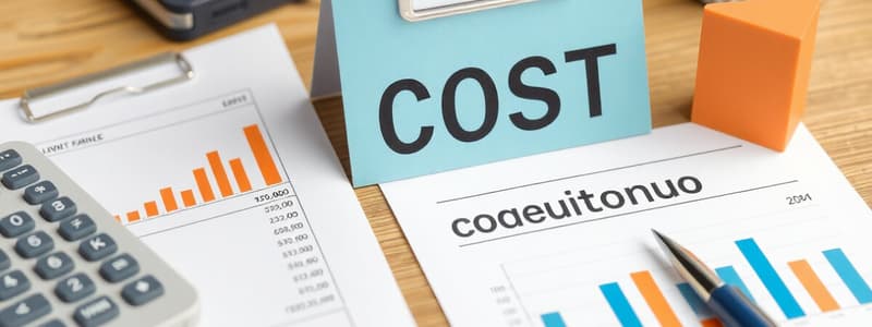 Cost Account Overview