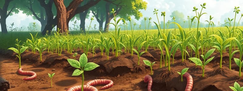 Impact of Earthworms on Agriculture