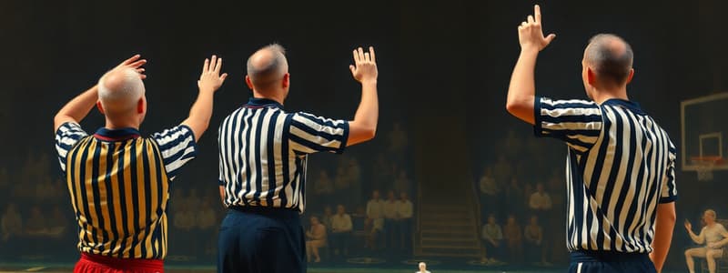 Basketball Hand Signals