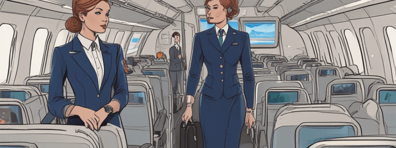 Flight Attendant Procedures for Deplaning