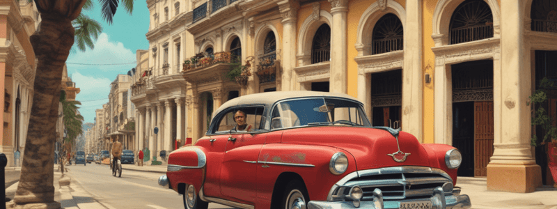 Cuba: Economic and Demographic Quiz