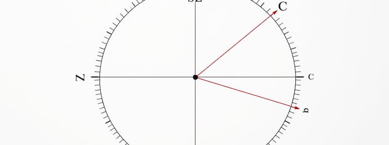 Trigonometric Values for Specific Angles