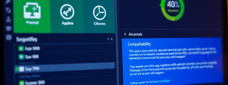 Software Management and Updates Quiz