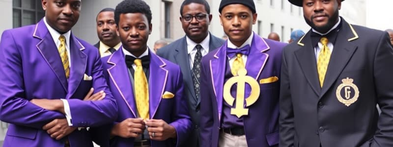 History of Omega Psi Phi Fraternity