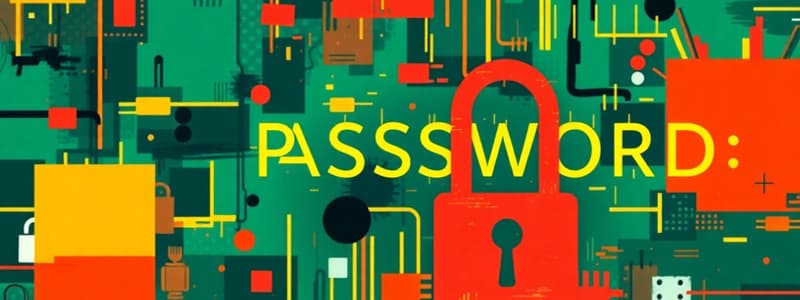 Password Security Practices