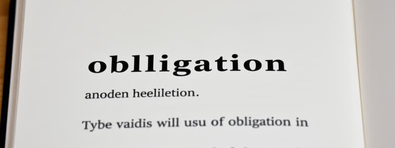 Modals of Obligation and Advice