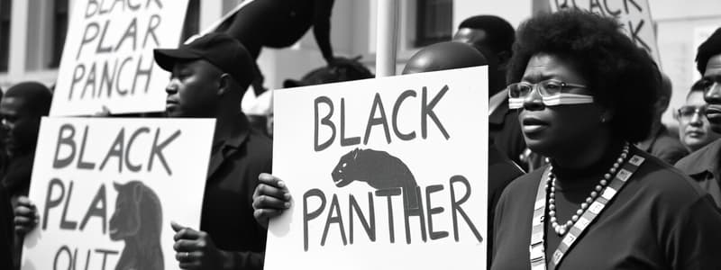 Black Panther Party and Civil Rights Movement