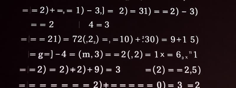 Algebra Class: Terms, Variables, and Equations