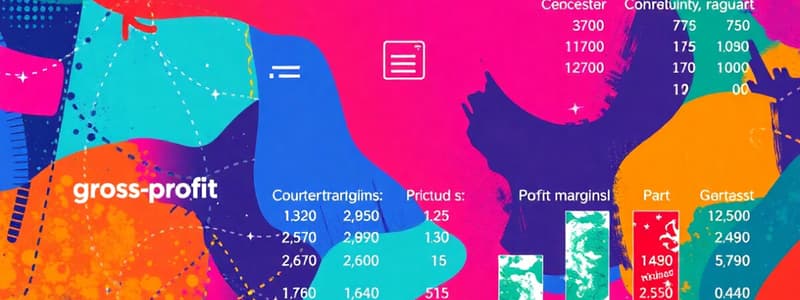 Entrepreneurship Module 8: Gross Profit Computation