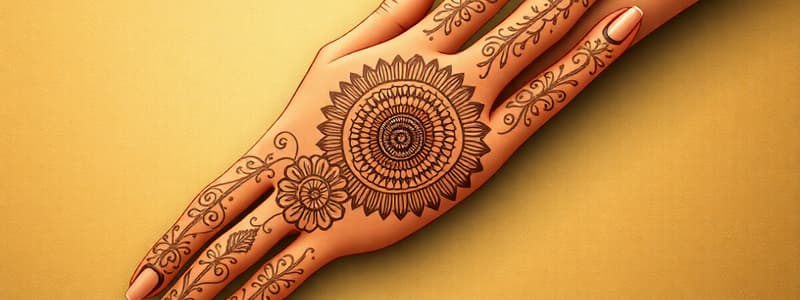 Henna in Arab Culture