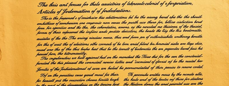 Adoption of the US Constitution