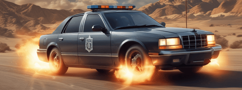 Law Enforcement Vehicle Pursuit Policy