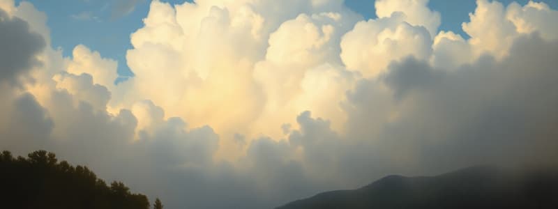 Relative Humidity and Cloud Formation