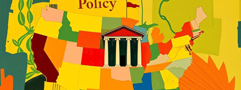 Principles of State Policy Quiz