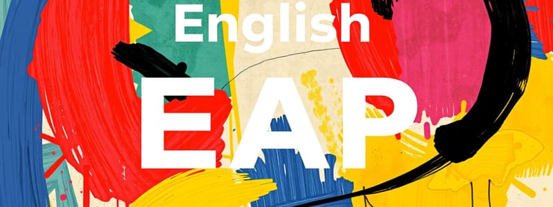 English for Academic Purposes Pretest