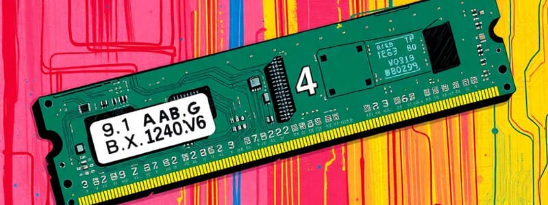 Computer Memory and Processor Basics