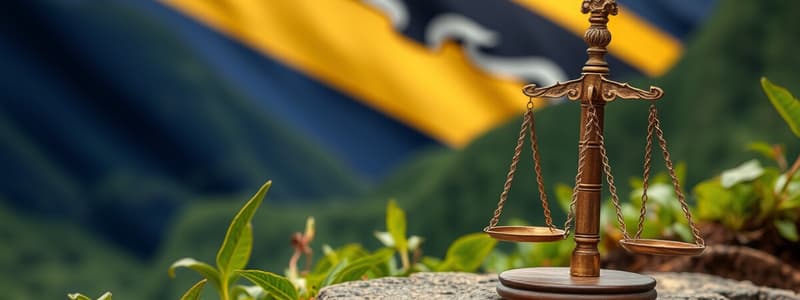 Legal Concepts in Papua New Guinea Constitution