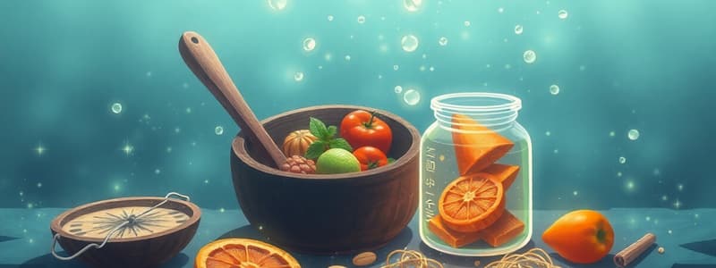 Food Preservation Techniques: Dehydration