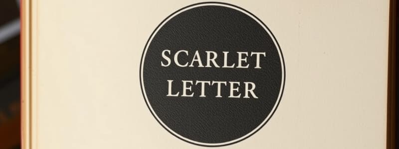 The Scarlet Letter Sparknotes Ch 15-24