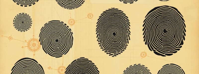 Fingerprint Patterns Quiz